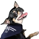 MLB New York Yankees Navy Blue Small Pet Bandana (Medium/Large)