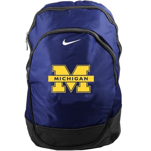 Nike Michigan Wolverines Navy Blue NCAA Backpack