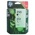 HP 350/351 Cartouche d'encre d'Origine 1 x Noir / Couleur (Cyan / Magenta / Jaune)