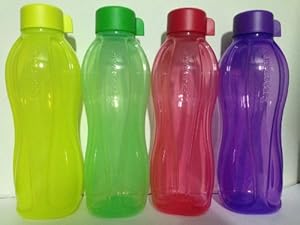 Tupperware &eacute;co facile jeu de bouteille 1000ml quatre (4 * 1000 ml