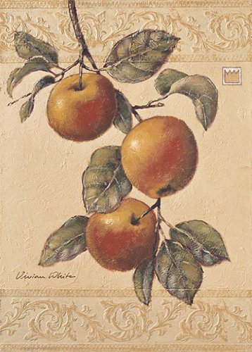 Eurographics VW1116 Vivian White, Dancing Apples 30 x 40 cm, Hochwertiger Kunstdruck Preisvergleich
