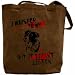 Canvas Tote Bag Brown  I Whisper To My Border Collie But It Doesn�T Listen  Dog
