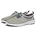 KENSBUY Men & Women Breathable Lightweight Mesh Outdoor Sneakers,Beach Aqua,Slip-on Shoes