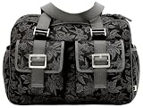 OiOi Carry All Floral Jacquard Black Charcoal
