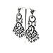 Black Chandelier Victorian Crystal Drop Earrings Fashion Jewelry
