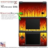 Nintendo DSi Skin Fire on Black WraptorSkinz Skins (DSi NOT INCLUDED)