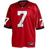 Georgia Bulldogs #7 NCAA Youth Replica Football Jersey by Nike (Red)