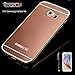 Galaxy S6 Case, TabPow [Gold Electroplating Series] Rose Gold Luxury Hard Back Case [Lifetime Warranty] For Samsung Galaxy S6 [FREE SCREEN PROTECTOR & STYLUS BUNDLE]