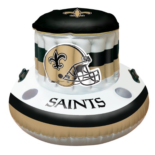 New Orleans Saints Inflatable Floating Cooler for Swimming Pool