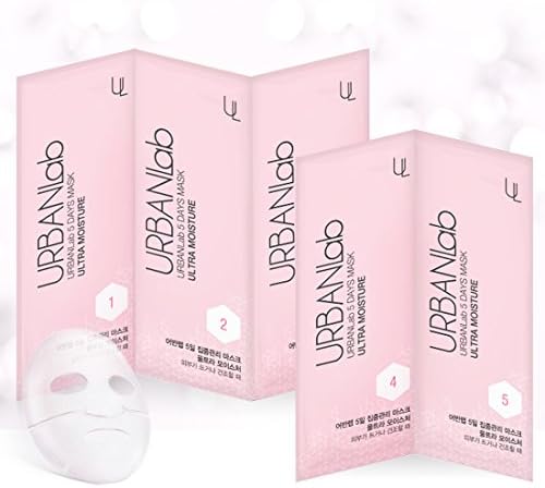 URBANLab 5DAYS SOS Mask Set-25EA(5*5)★ Made in korea (Ultra Moisture)