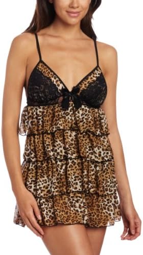 Dreamgirl Women's Dangerous Affair Babydoll and Thong