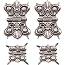 Hinges by Tim Holtz Idea-ology, 4 Hinges and 16 Fasteners, Antique Nickel Finish, TH93075