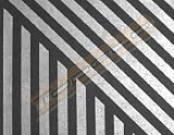Eigenschaften AS-Creation  / 6167-84 ZEN Tapete in metallics, schwarz, silber von Exclusive Livingwalls (AS-Creation) als Vliestapete, Streifentapete