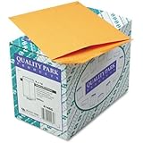 Quality Park 41465 Quality Park Catalog Envelopes, Heavyweight/Gummed, 9x12, 28lb, Kraft, 250/Box