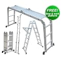 Abbey Aluminium Multi-Purpose Ladder 3.7m With Platform
