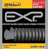 D'Addario EXP45 Saitensatz f&uuml;r Konzertgitarren 0,07 cm - 0,11 cm (.028 - .044 Zoll)