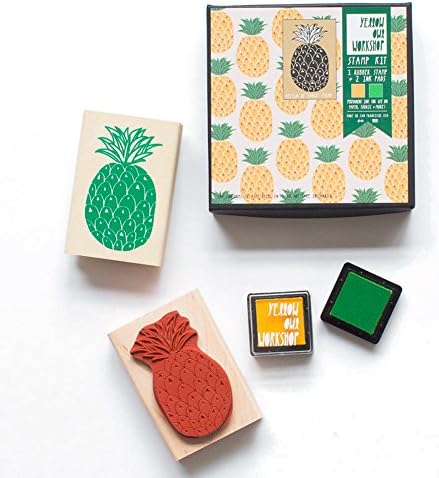 Yellow Owl Workshop Pattern Stamp Set Pineapple