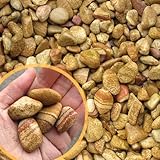 清家石材 玉砂利 300kg マーブルイエロー 玉石砂利1-2cm