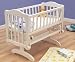 Saplings Glider Rocking crib - White