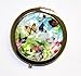 Purse Handbag Double Compact Cosmetic Mirror - Butterflies