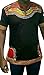 Makkrom Men's Short Sleeve Tribal Dashiki Printed Tops