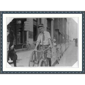 Historic Print (L): Hodges Gallop, Western Union Messenger No. 16, Norfolk, Va. Lives, 201 Freeman Street. B