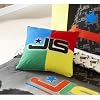 JLS BOYS BAND GIRLS CHILDRENS DOUBLE SIDED PRINT FILLED CUSHION 16 X 16 OFFICIAL