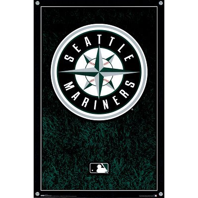 (24x36) Seattle Mariners (New Logo) Sports Poster Print