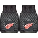 Fanmats Detroit Red Wings 2 Piece Heavy Duty Vinyl Car Mats