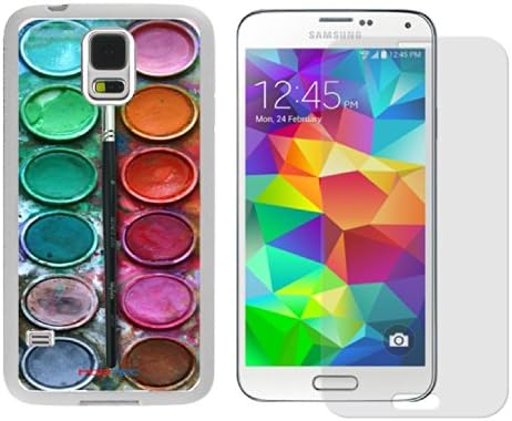 Galaxy S5 Case, Pastel Water Coor Paint Set Case for Galaxy S5 / Galaxy Sv / Galaxy S V Case - Free Screen Protector