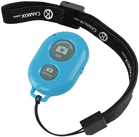 Auzewi Wireless Bluetooth Camera Shutter Remote Control for Smartphones - Create Amazing Photos and Selfies - Compatible with all IOS and Android Devices with Bluetooth / Including Wrist Strap
