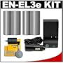 (2) CTA EN-EL3e Rechargeable Li-ion Batteries + Mini Battery Charger + Cleaning Kit for Nikon D700, D300, D300s, D90, D80, D70, D70s, D200, D100 & D50 Digital Cameras