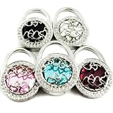 kilofly Purse Hook [Set of 5] - Foldable - Ava