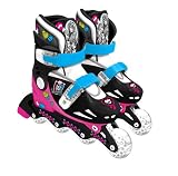 Monster High - MO130303 - Vélo et Véhicule pour Enfant - Patins en Ligne Ajustable - Monster High - Taille 34-37