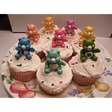 Care Bear Cake Topper Cupcake Decorations Set of 16