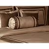 Taupe and Chocolate Hotel Spa Collection Neckroll Bolster Pillow