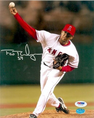 Francisco Rodriguez Autographed/Hand Signed 8x10 photo (Los Angeles Angels of Anaheim) PSA