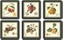 Pimpernel Hooker Fruits Coasters - Set of 6