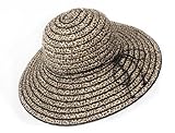 Leopard Lovely Wide Brim Hat - 100% ECO Friendly (Black with Leopard)