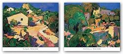 Hort del Barranc and Son Rossello Set by Manel Anoro 30"x24" Art Print Poster
