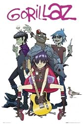 Gorillaz - Music Poster (Swift Pigeon) (Size: 24" x 36")