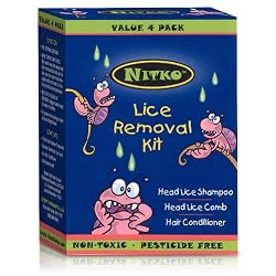 100% All Natural Lice Removal Kit - Non-Toxic and Pesticide Free - Head Lice Shampoo, Conditioner, Comb