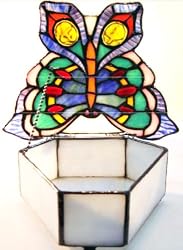 Butterfly Tiffany Jewelry Box