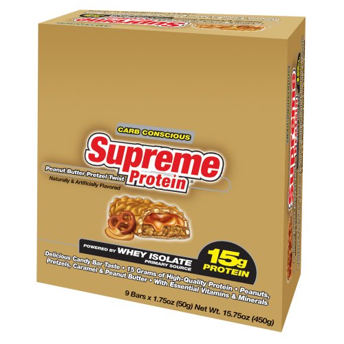 Protein Bars Supreme Protein Carb Conscious Quadruple Layer Protein