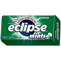 Eclipse Spearmint Sugarfree Mints,1.2-Ounce Boxes (Pack of 8)