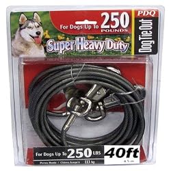 Boss Pet Products Q6840-000-99 Cable Dog Tie Out 40 Xx-Large [Misc.] [Misc.]