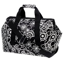 All Rounder LARGE Fleur Black Reisenthel Doctor Bag Satchel