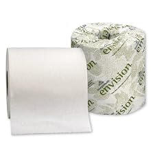 Georgia-Pacific Envision 14580/01 White 1-Ply Bathroom Tissue, 4.05" Length x 4" Width (Case of 80 Rolls)