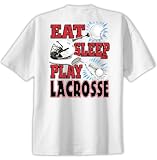 Eat Sleep Play Lacrosse Short Sleeve T Shirt