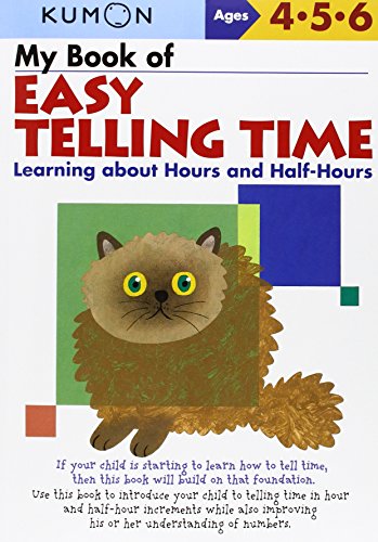 my book of easy telling time learning about hours and half hours